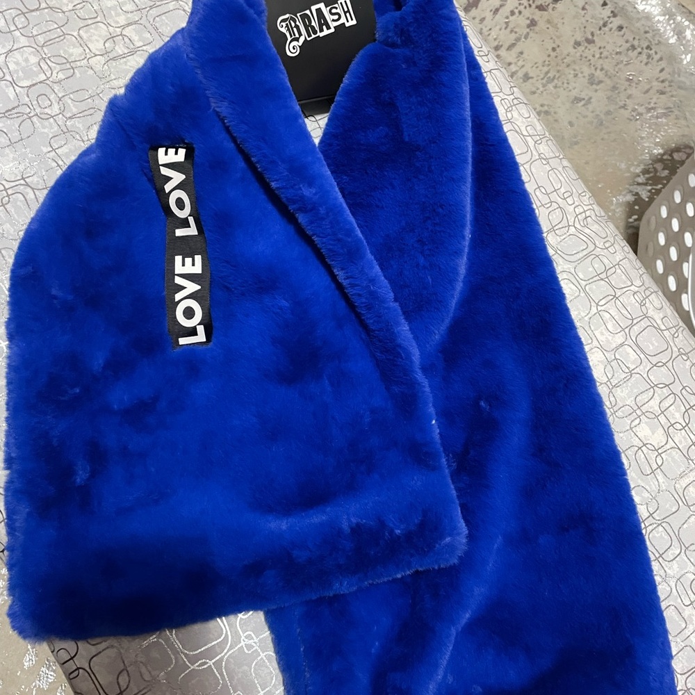 Women's Winter Fake Faux Fur Scarf Wrap Collar Shawl Shrug